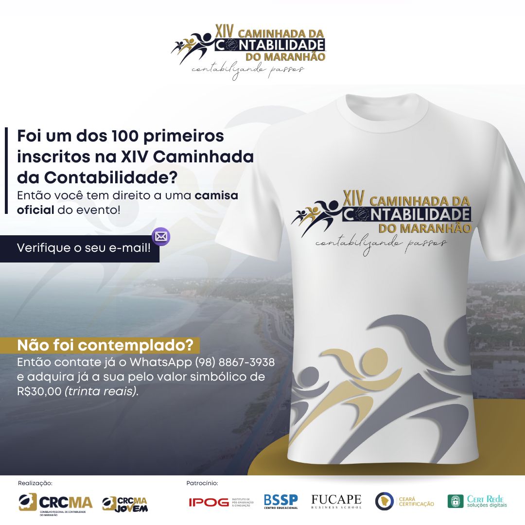 XIV CAMINHADA DA CONTABILIDADE DO MARANHAO 1080 x 1080