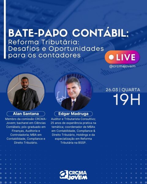 Participe do Bate-Papo Contábil: “Reforma Tributária: Desafios e Oportunidades para Contadores”! 💙📲