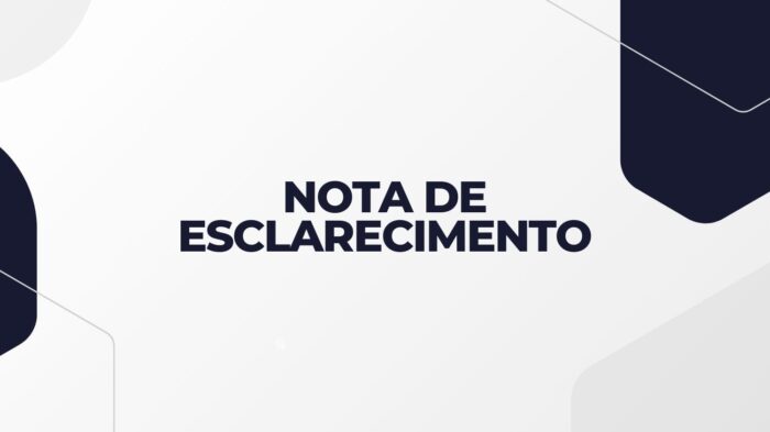 NOTA DE ESCLARECIMENTO