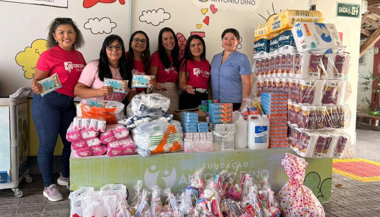 #OutubroRosa: CRCMA Mulher entrega doações à Fundação Antonio Dino